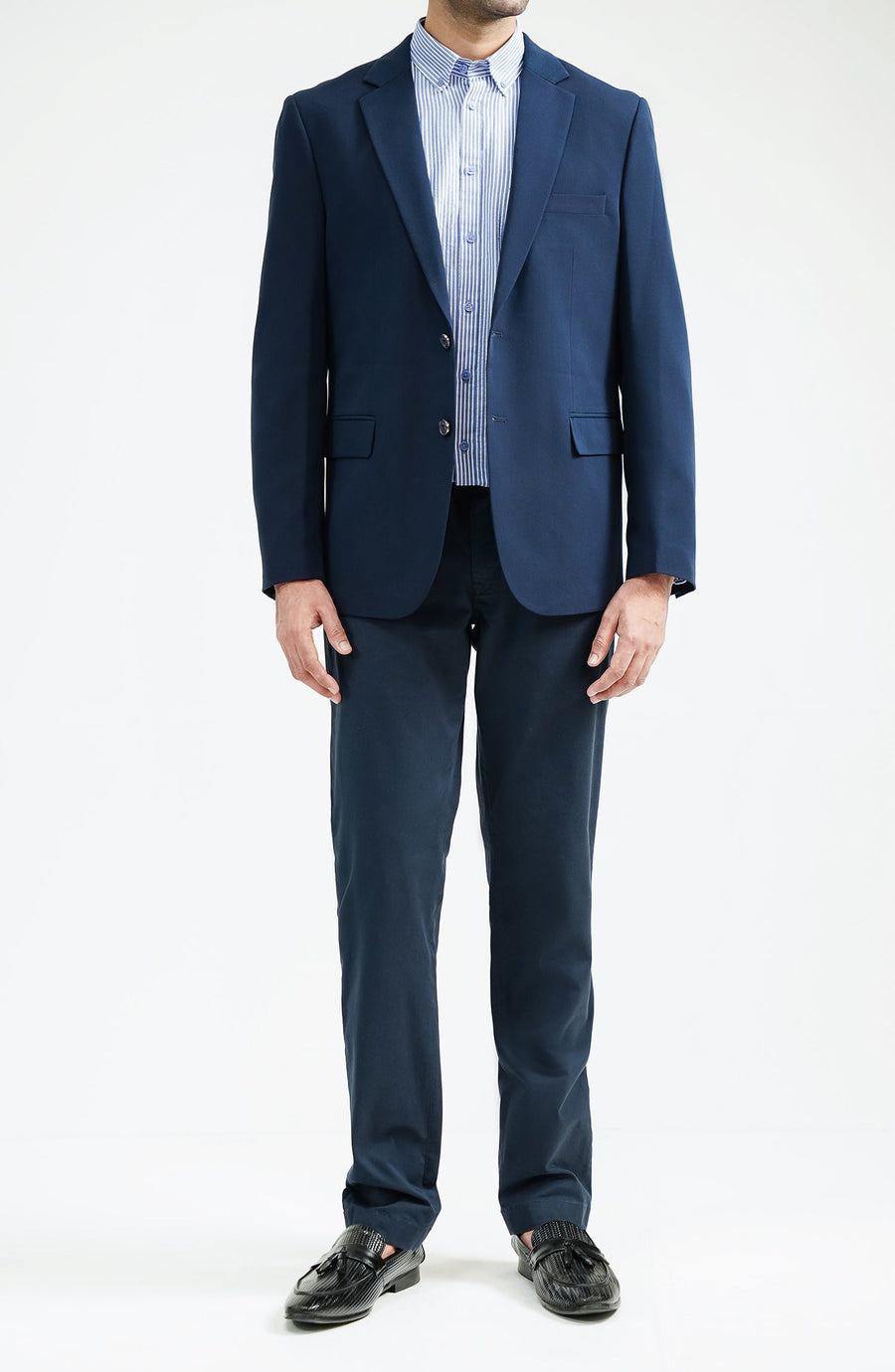 ABLAZE BLAZER - NAVY BLUE