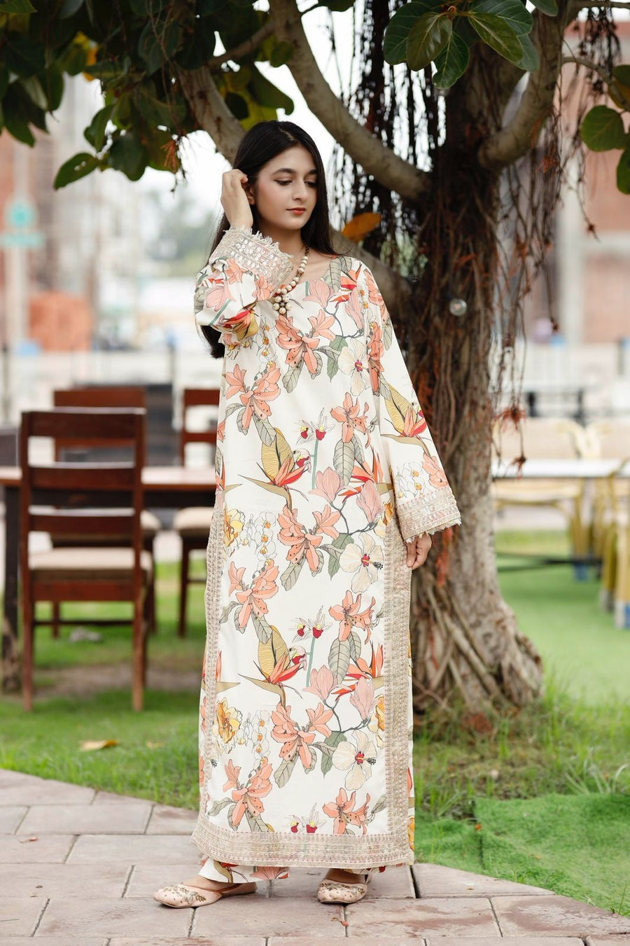 Allure Flora | 2 Piece Stitched Suit