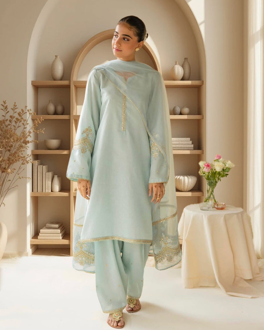 Aqua Bloom – Stylish Summer Suit for Women