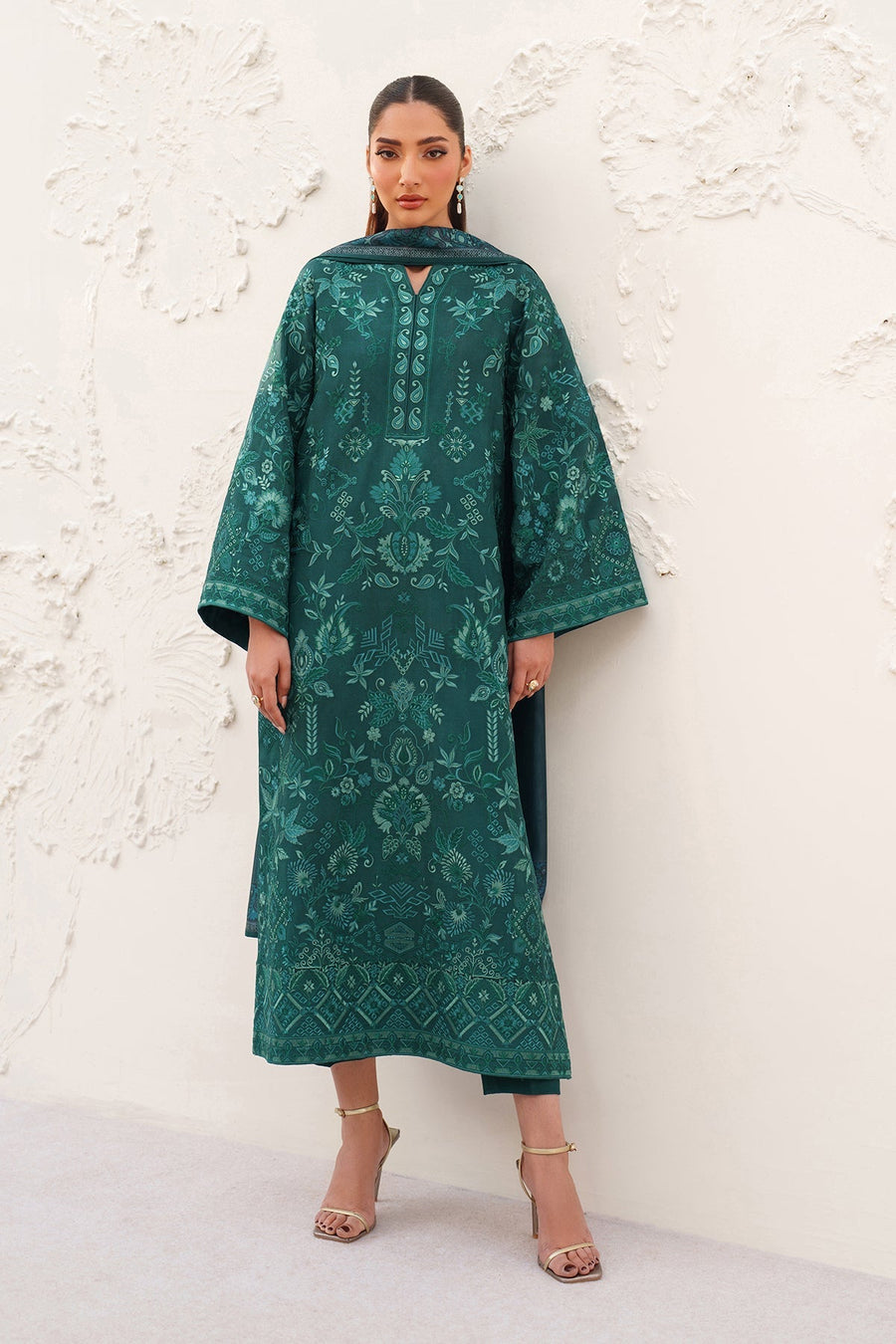 Dyed Raw Silk FORMAL | Stitched No.2 V2 PA