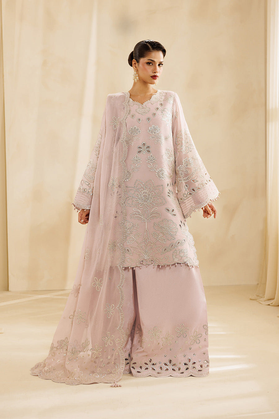Rosair Embroidered Chiffon 3-Piece Formal Suit