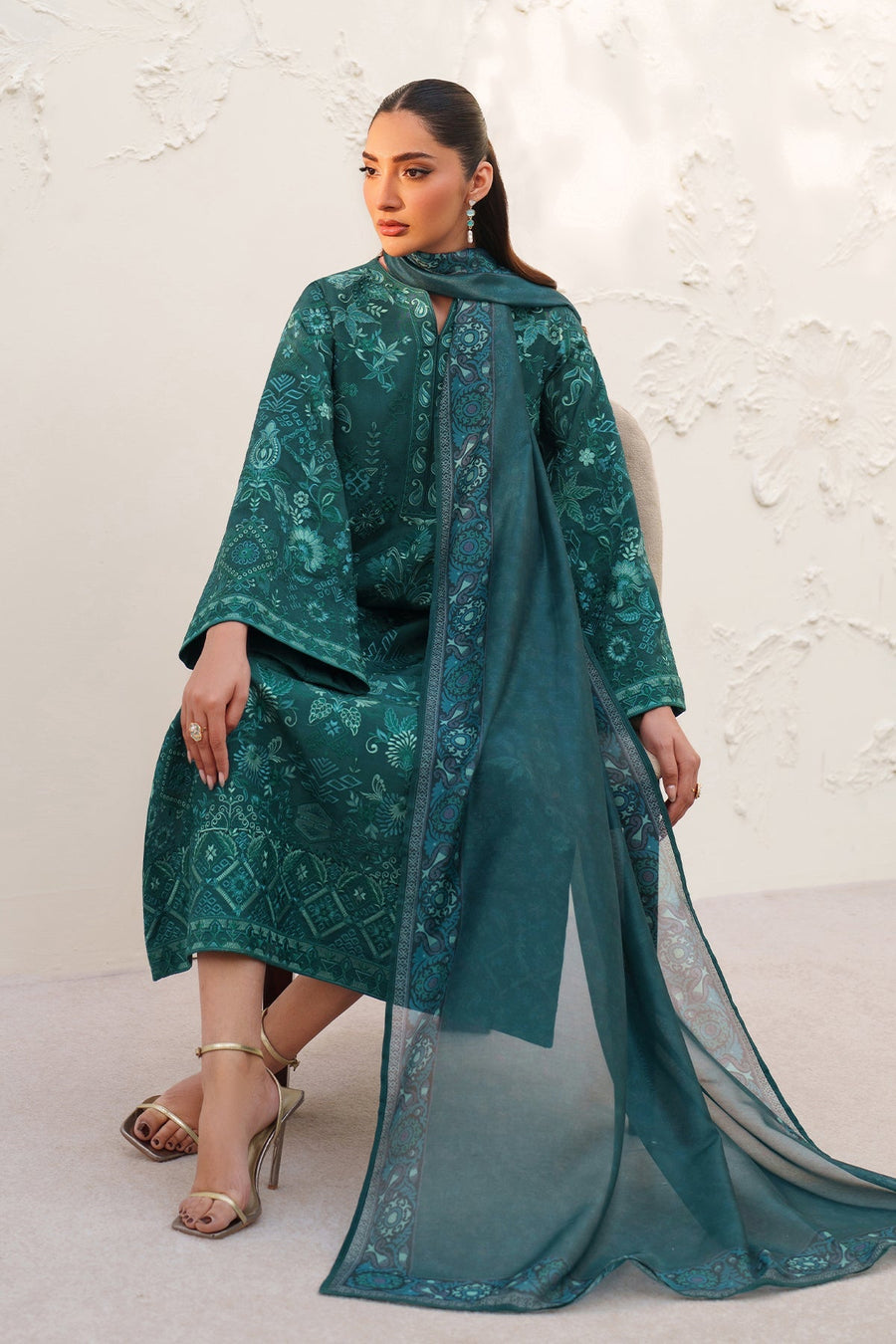 Dyed Raw Silk FORMAL | Stitched No.2 V2 PA