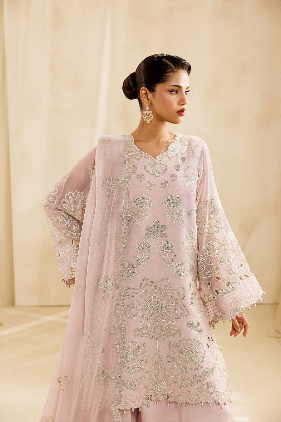 Rosair Embroidered Chiffon 3-Piece Formal Suit