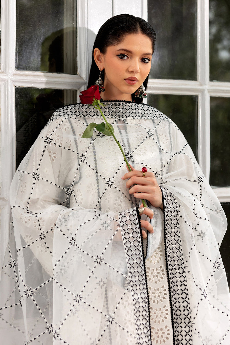 Linnea Eyelet Embroidered Lawn 3-Piece Suit