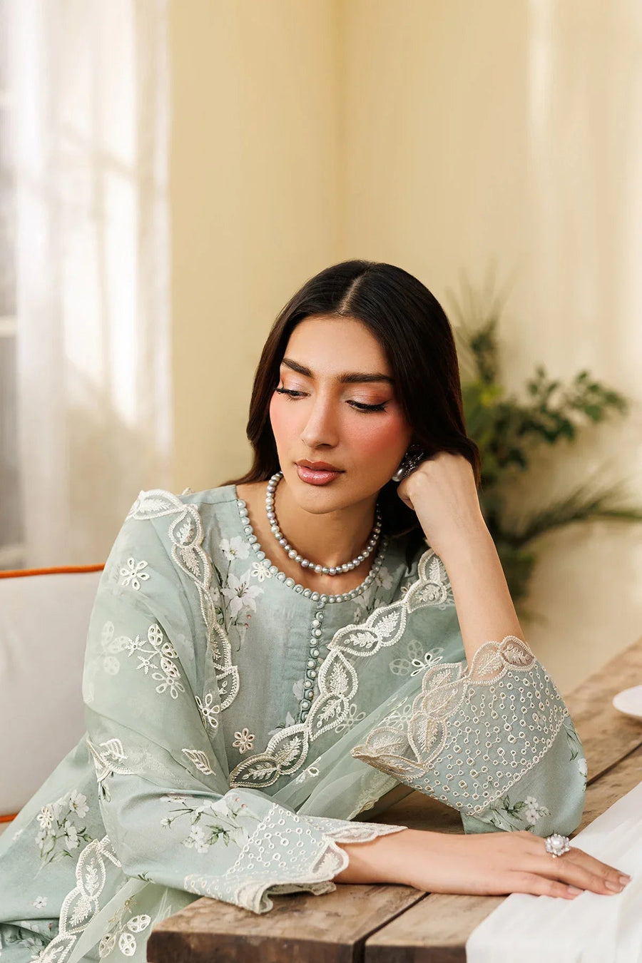 Ramih Embroidered Printed Lawn 3-Piece Suit