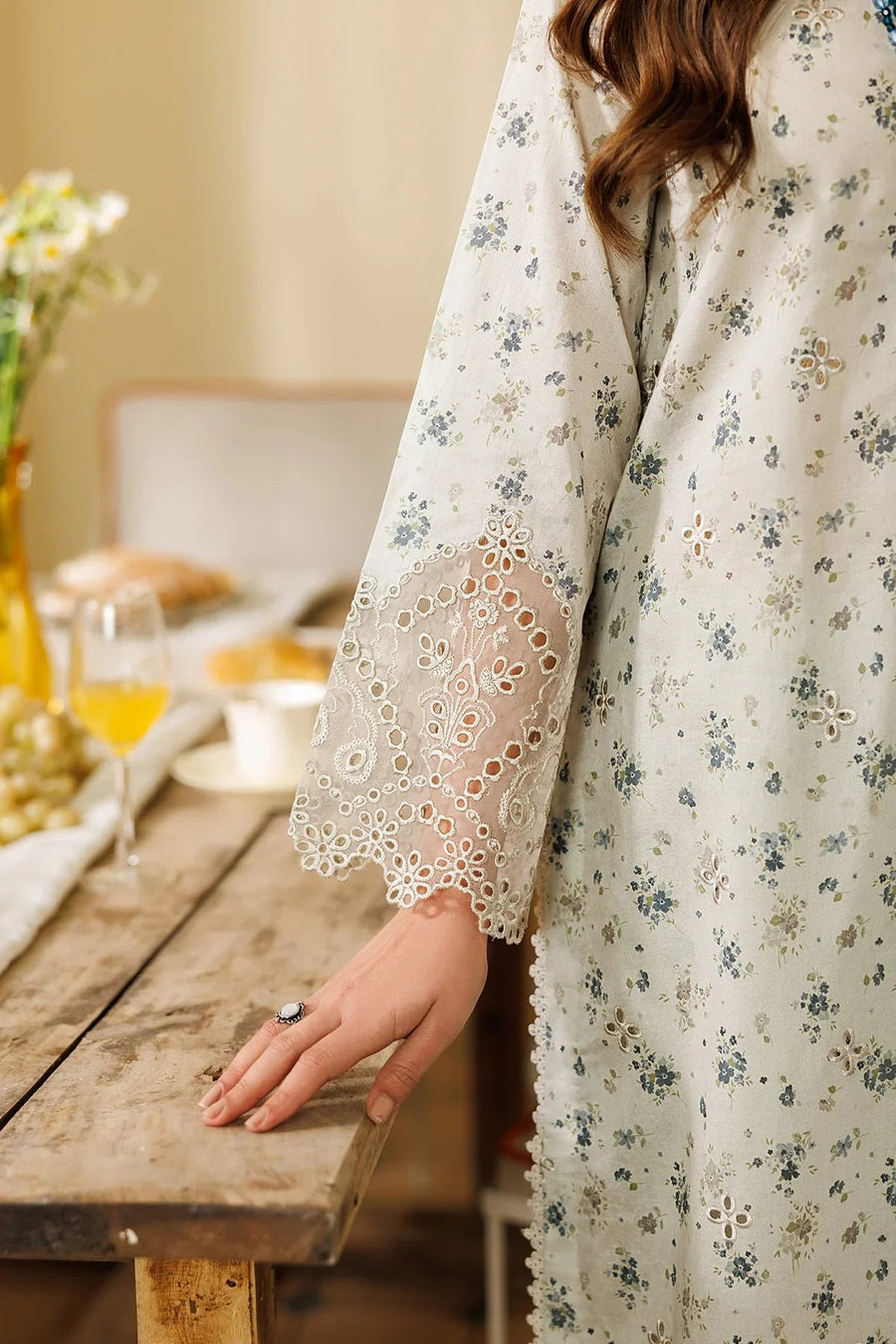 Jazan Embroidered Printed Lawn 3-Piece Suit