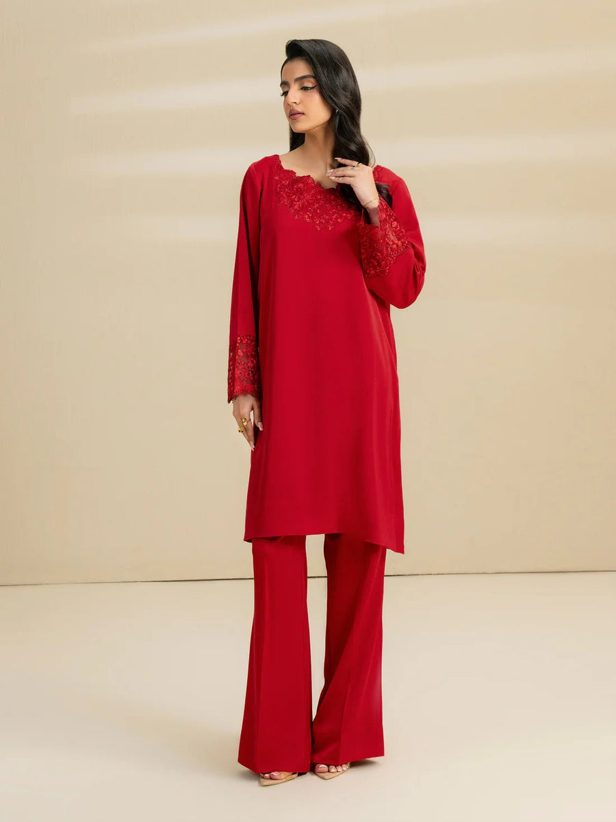 2 Piece Grip Suit - Embroidered (Pret) - Pehnaawaa