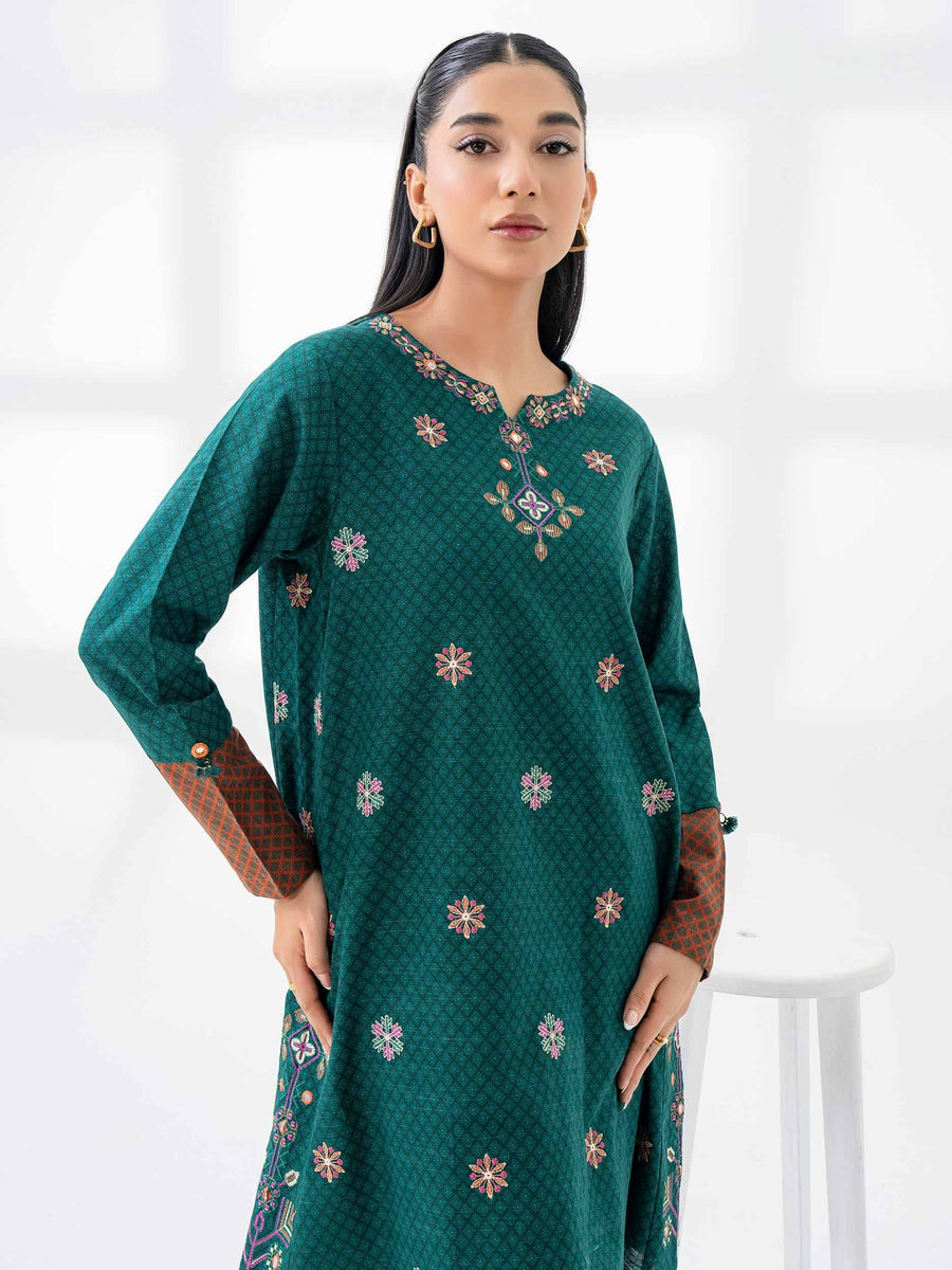 2 Piece Khaddar Suit - Embroidered (Pret) - Pehnaawaa