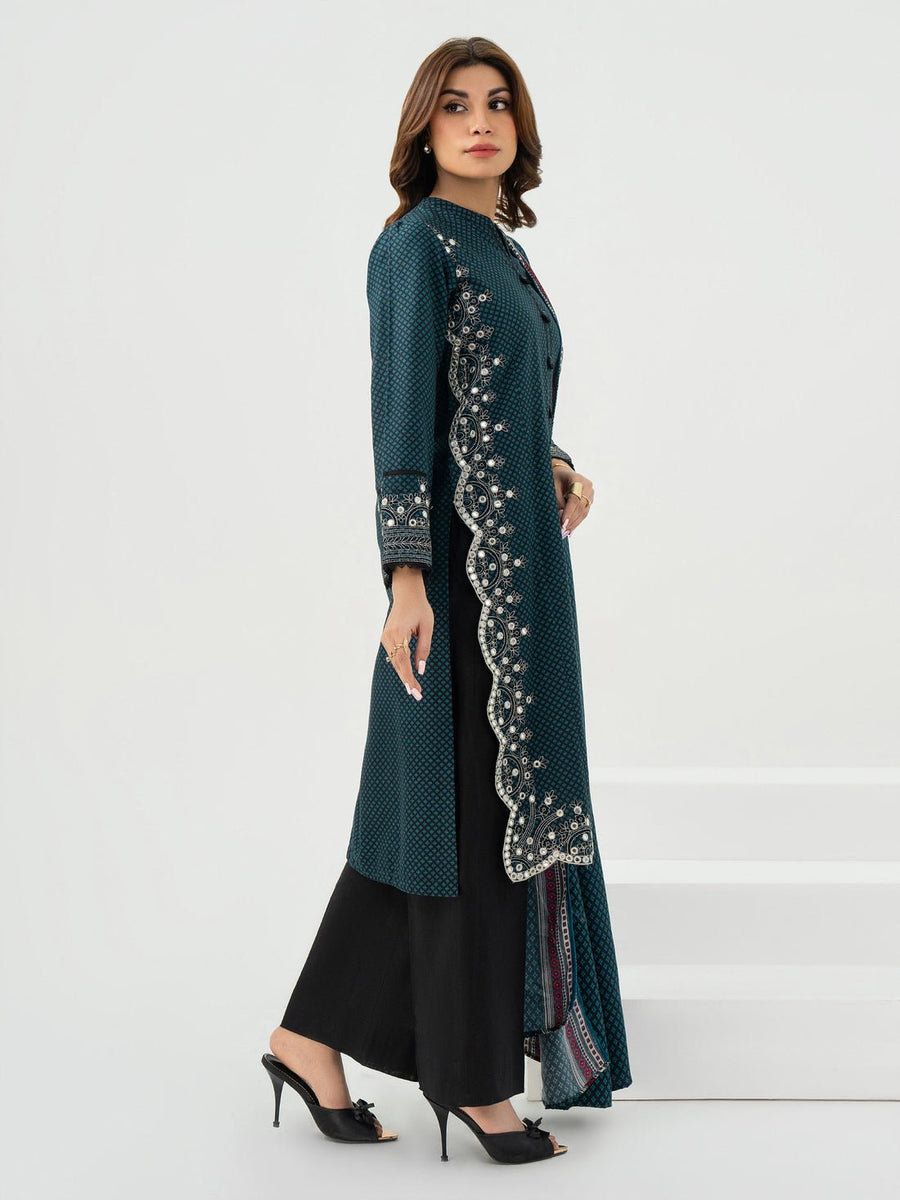 2 Piece Khaddar Suit - Embroidered (Pret) - Pehnaawaa