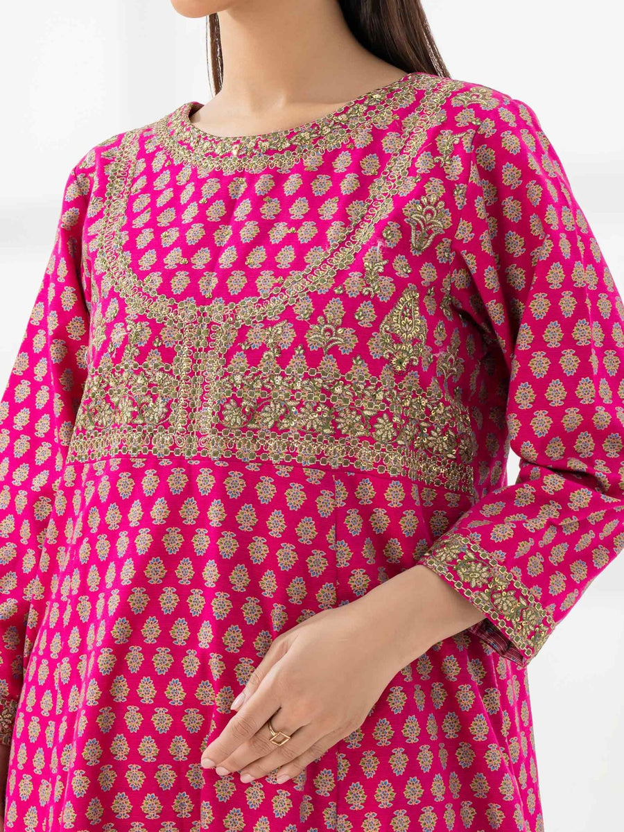 2 Piece Khaddar Suit - Embroidered (Pret) - Pehnaawaa