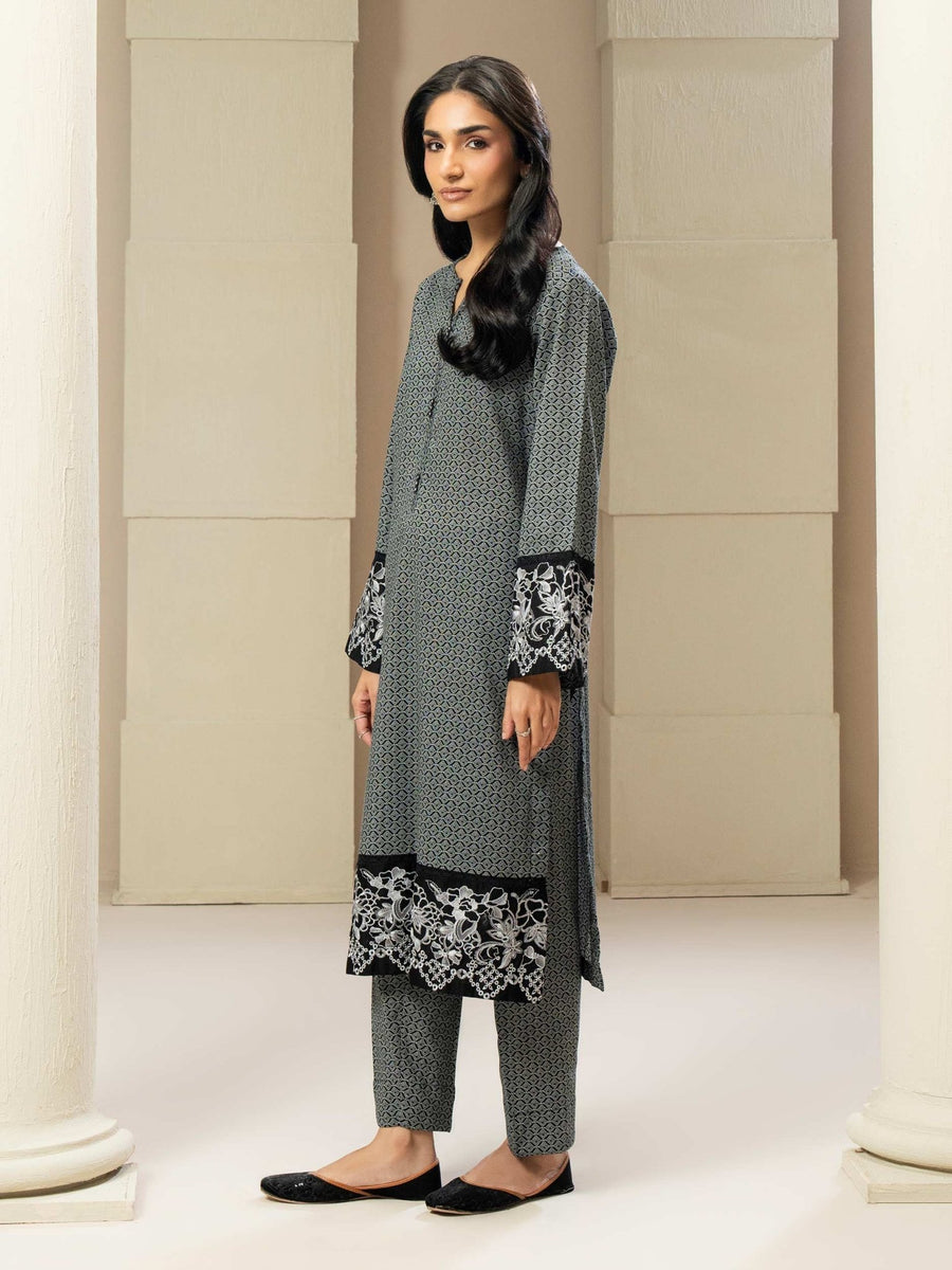2 Piece Khaddar Suit - Embroidered (Pret) - Pehnaawaa