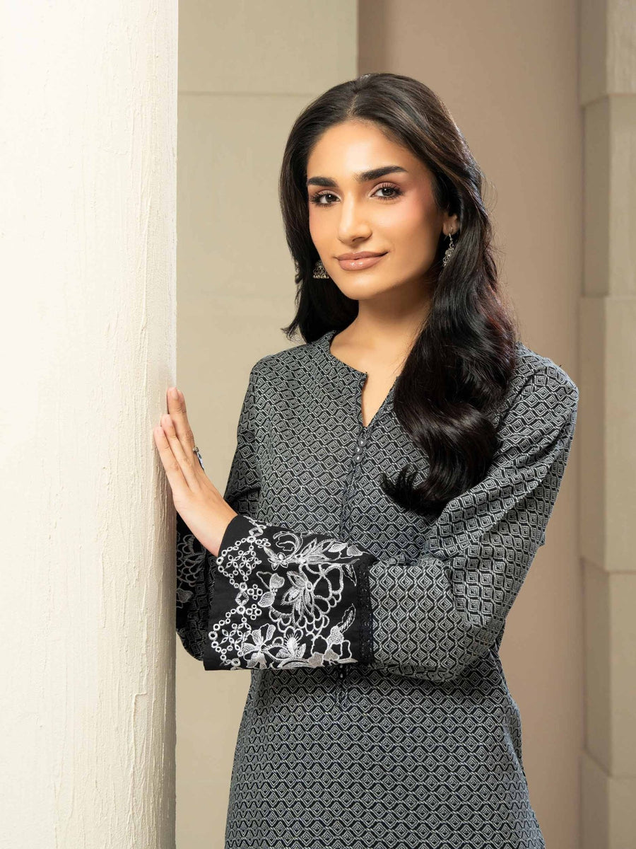 2 Piece Khaddar Suit - Embroidered (Pret) - Pehnaawaa