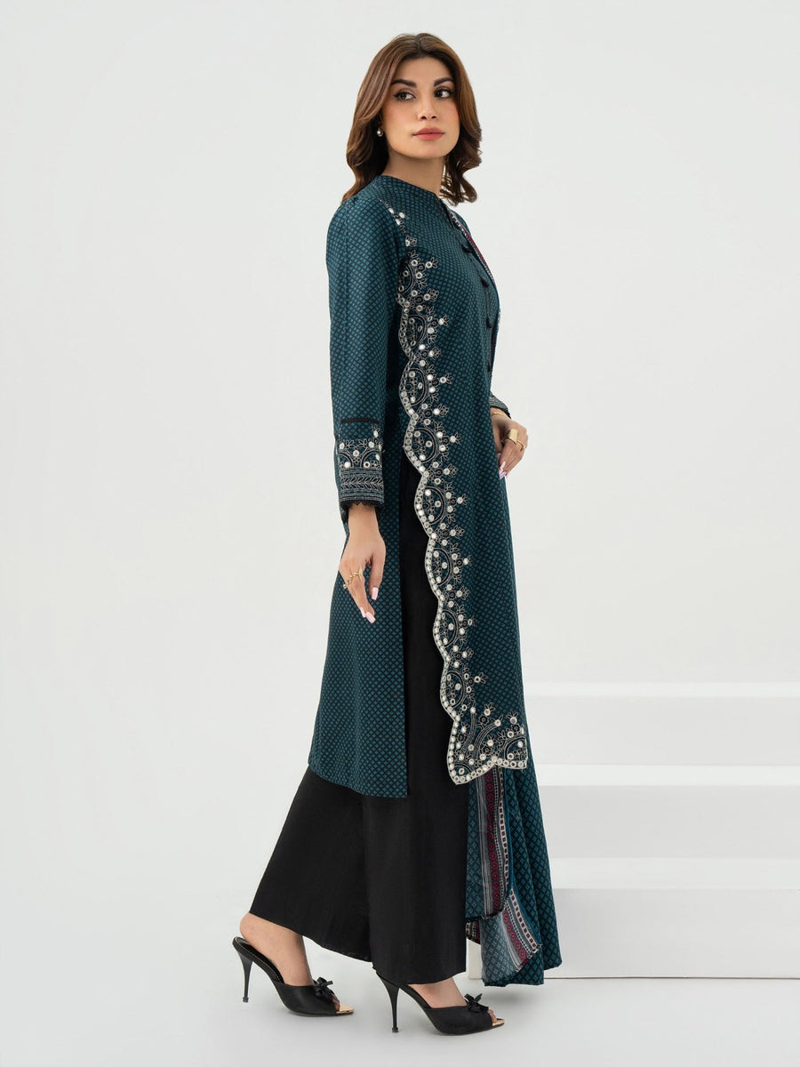 2 Piece Khaddar Suit - Embroidered (Pret) - Pehnaawaa
