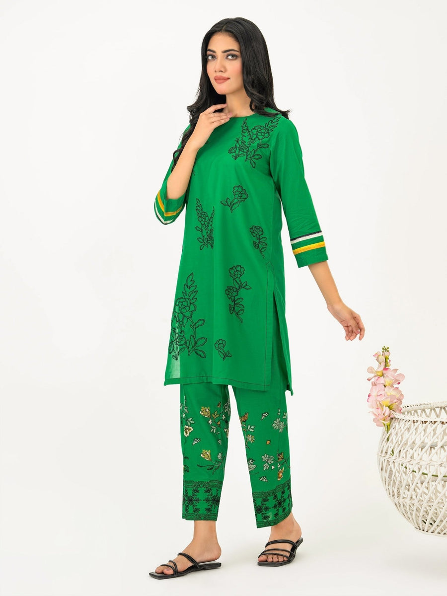 2 Piece Lawn Suit - Embroidered (Pret) - Pehnaawaa