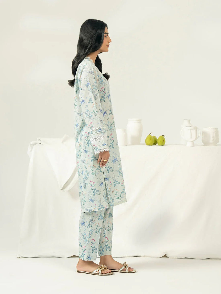 2 Piece Lawn Suit - Embroidered (Pret) - Pehnaawaa