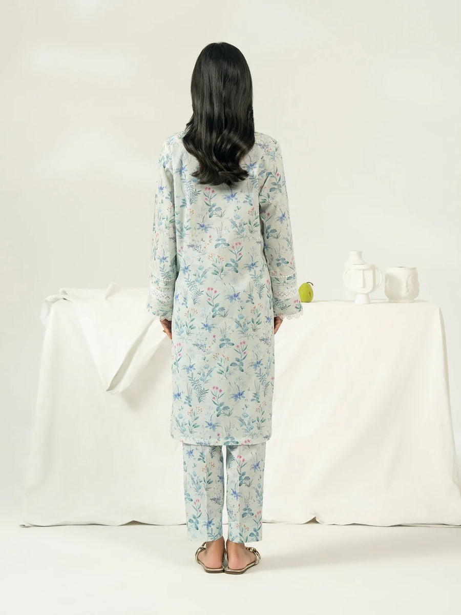 2 Piece Lawn Suit - Embroidered (Pret) - Pehnaawaa