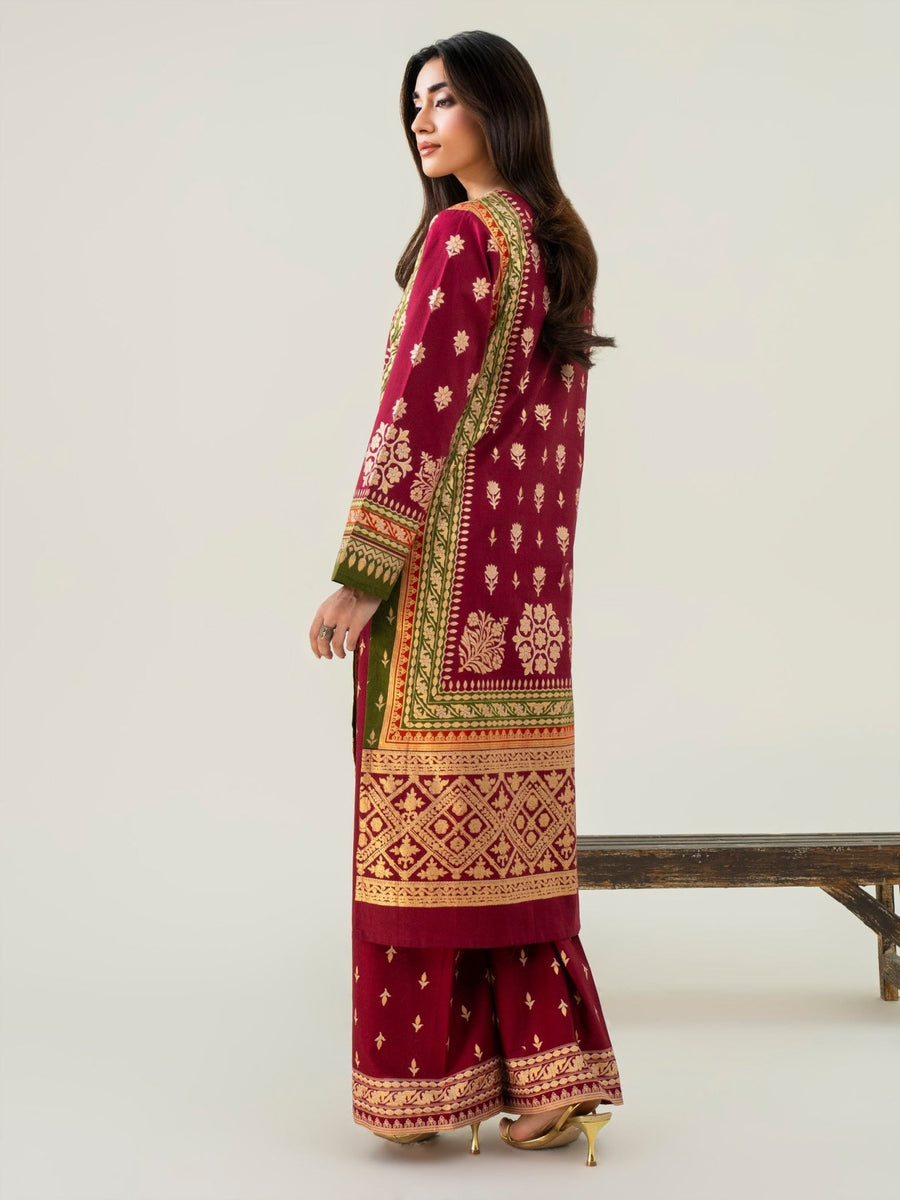 2 Piece Lawn Suit - Embroidered (Pret) - Pehnaawaa