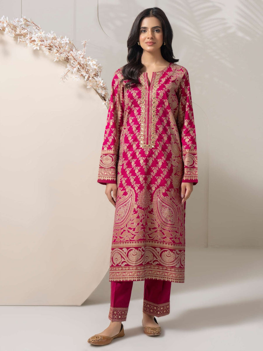 2 Piece Lawn Suit - Embroidered (Pret) - Pehnaawaa