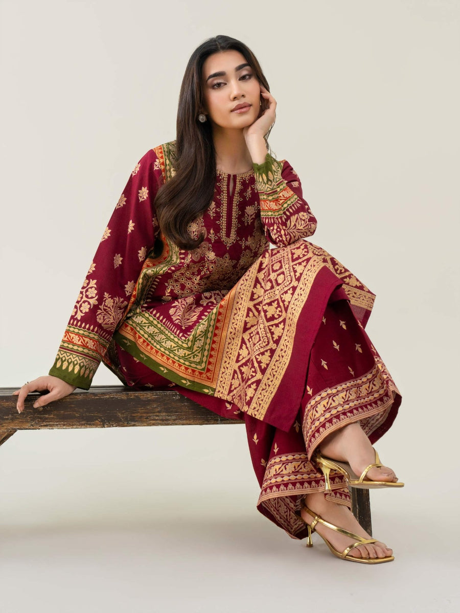 2 Piece Lawn Suit - Embroidered (Pret) - Pehnaawaa