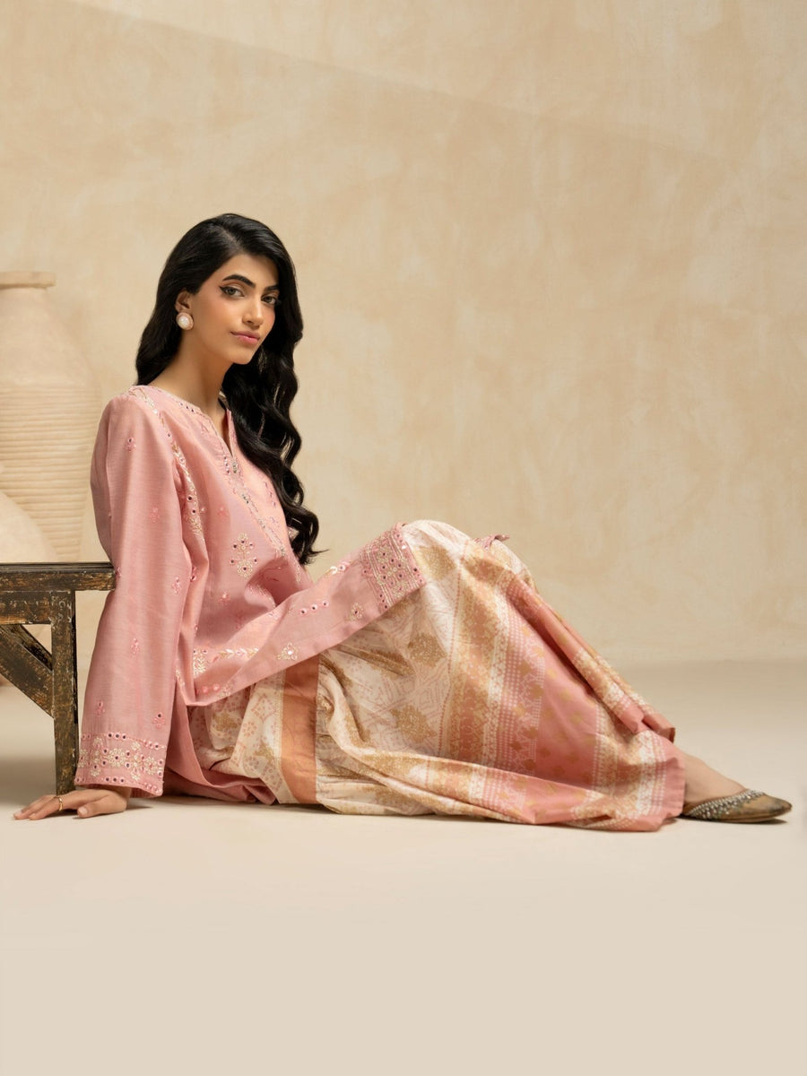 2 Piece Lawn Suit - Embroidered (Pret) - Pehnaawaa