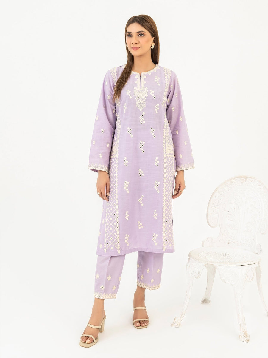 2 Piece Lawn Suit - Embroidered (Pret) - Pehnaawaa