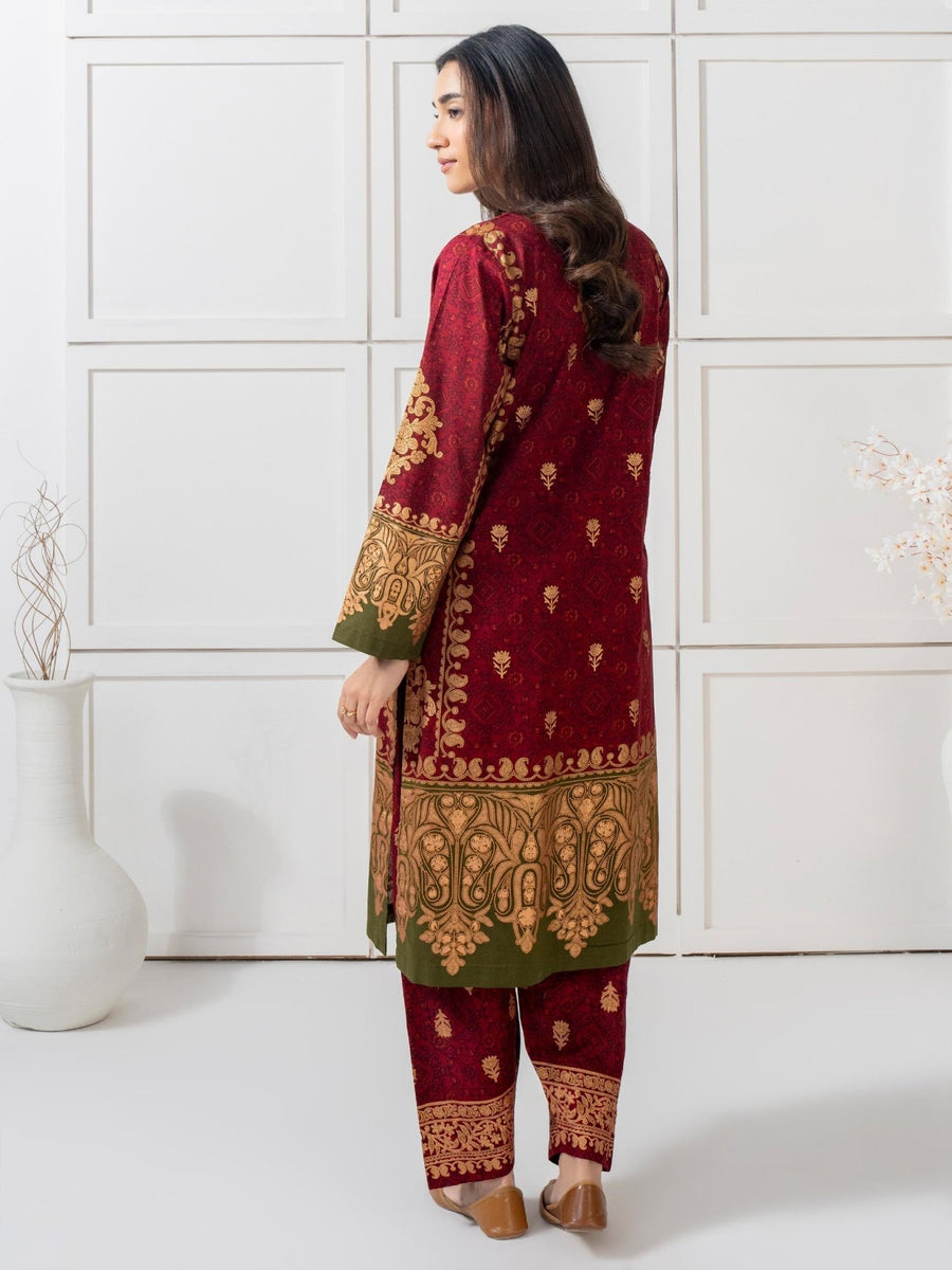 2 Piece Lawn Suit Printed (Pret) - Pehnaawaa