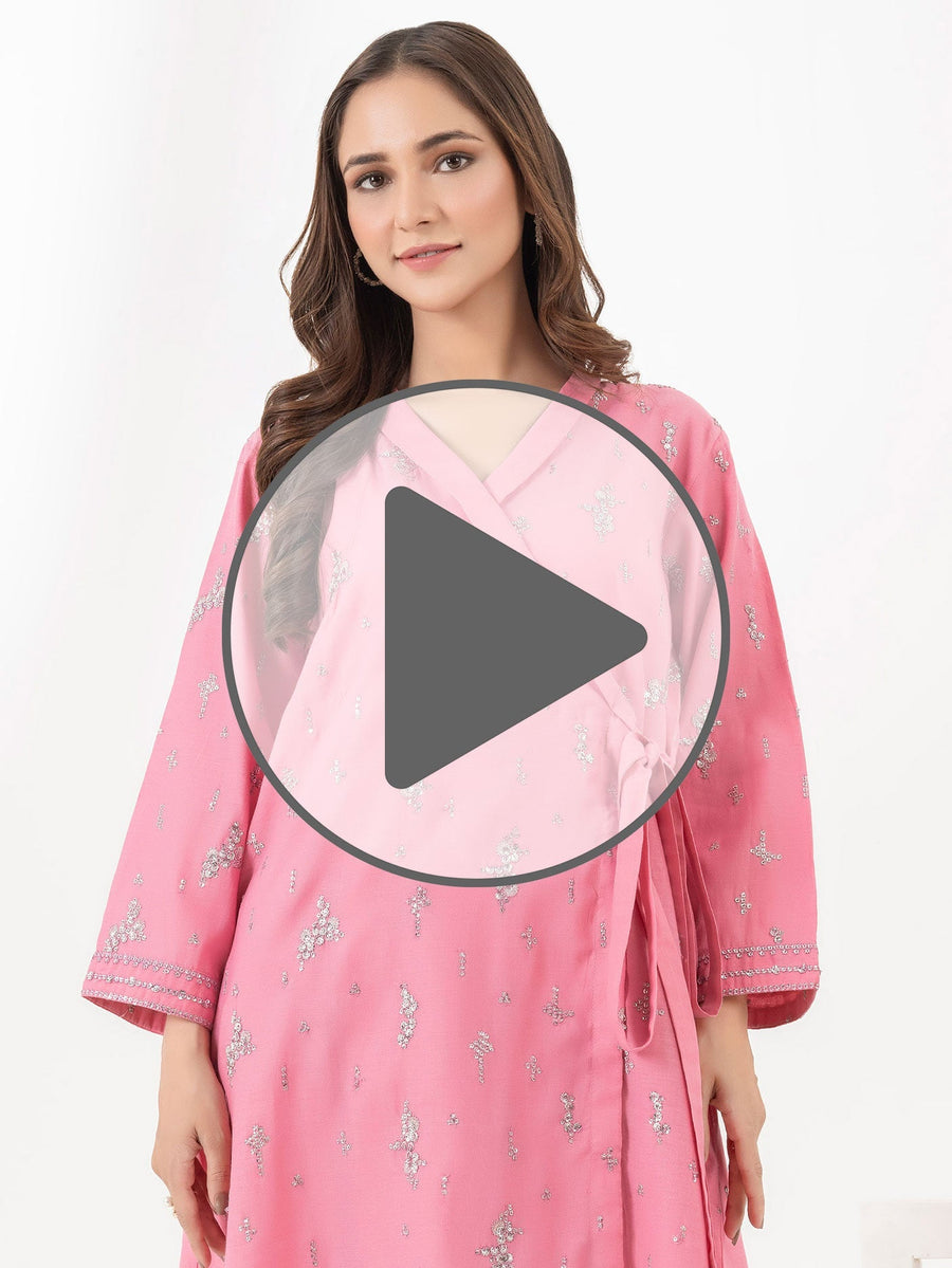 2 Piece Missouri Suit - Embroidered (Pret) - Pehnaawaa