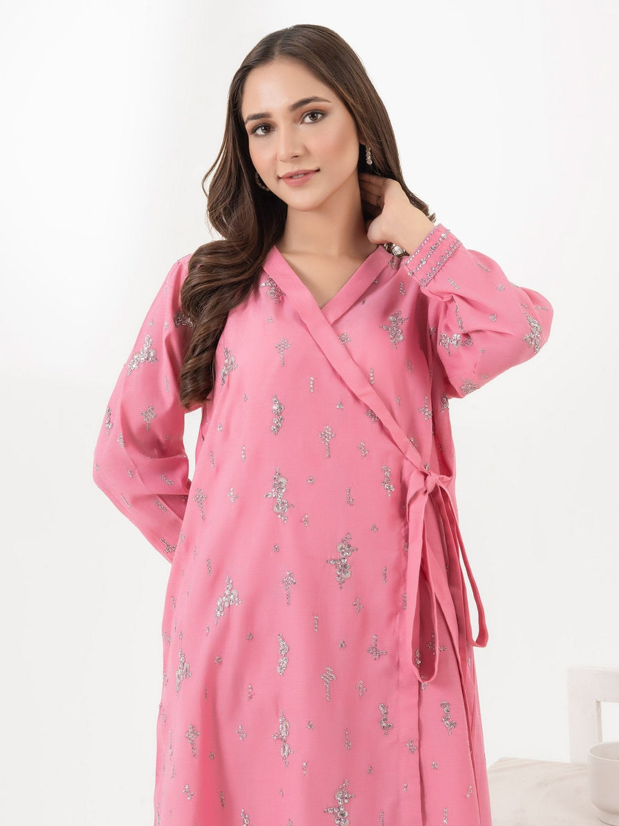 2 Piece Missouri Suit - Embroidered (Pret) - Pehnaawaa