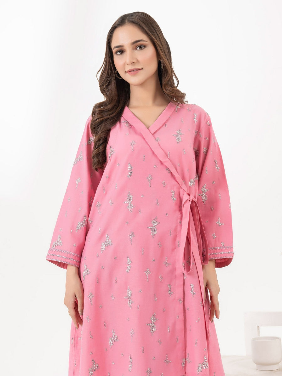 2 Piece Missouri Suit - Embroidered (Pret) - Pehnaawaa