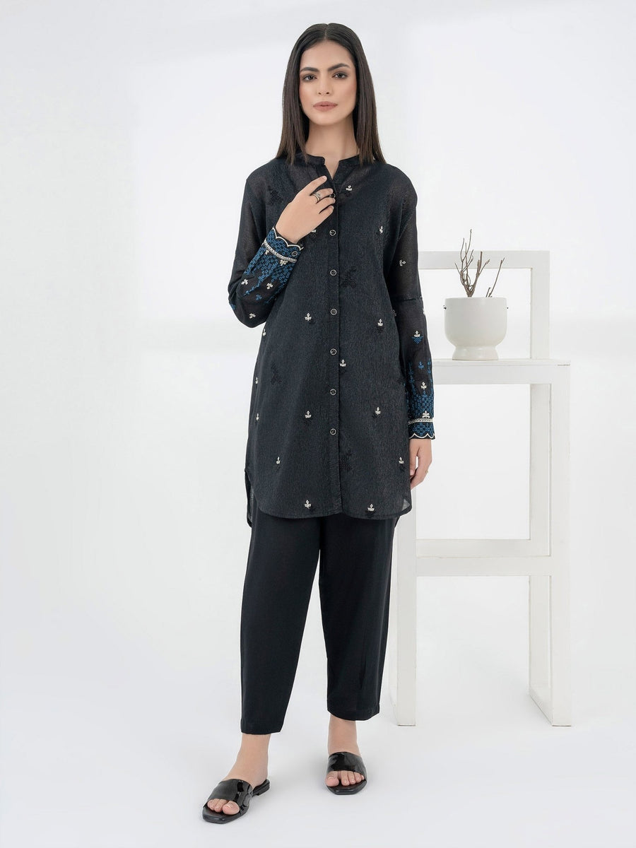 2 Piece Missouri Suit - Embroidered (Pret) - Pehnaawaa