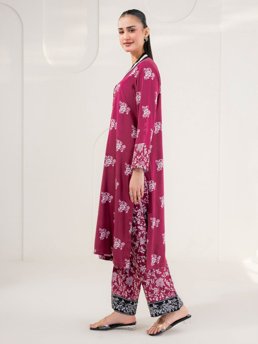 2 Piece Stone Suit - Printed (Pret) - Pehnaawaa