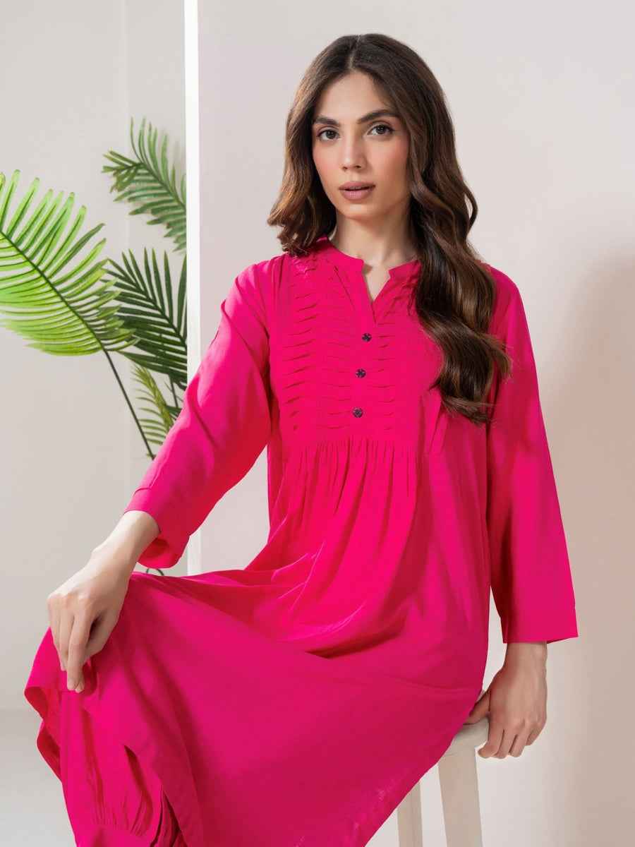 2 Piece Viscose Suit - Dyed (Pret) - Pehnaawaa