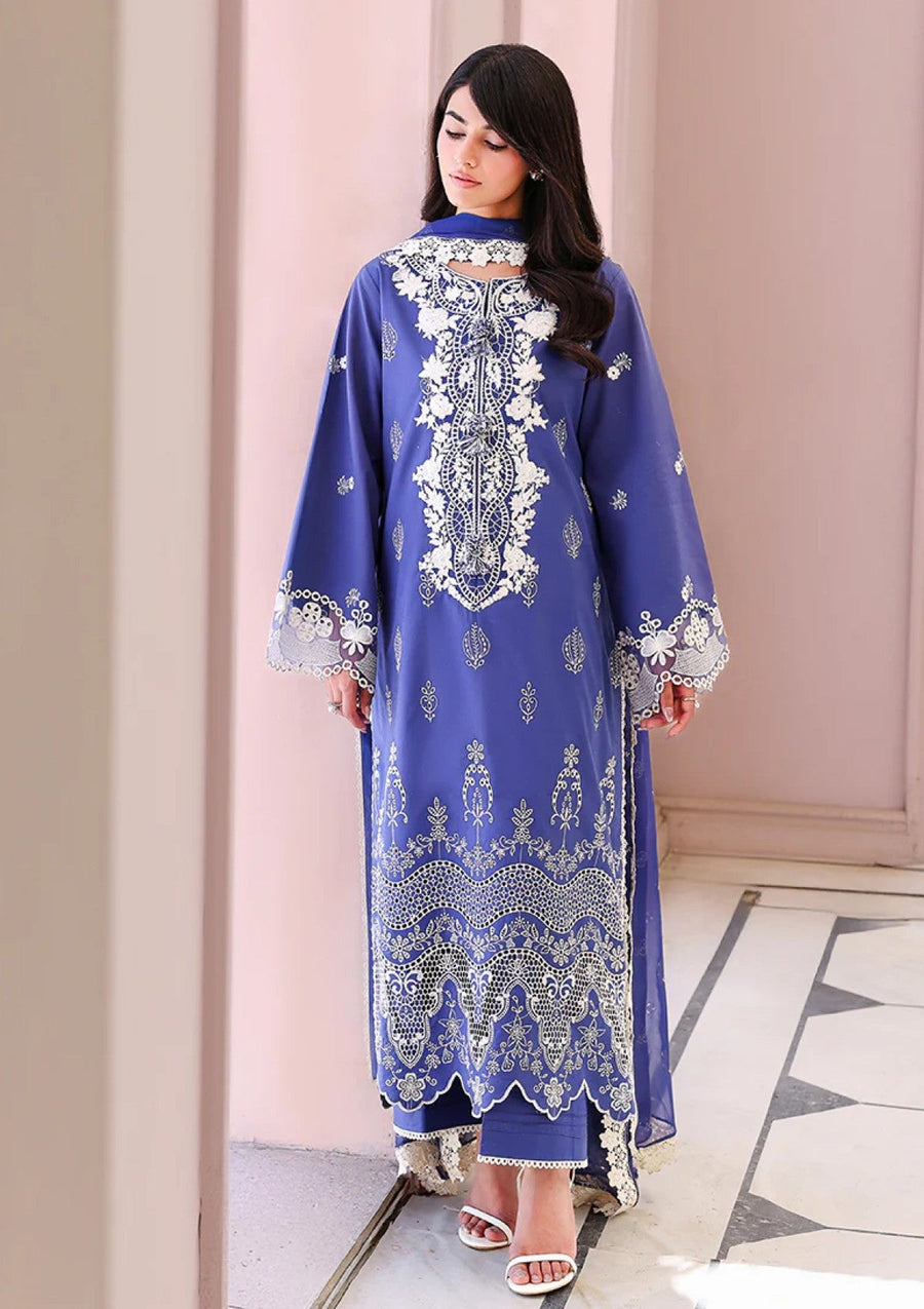 Lawn - Roheenaz - Veil Of Summer - Chikankari Edit 26 - Blanc Mirage - Pehnaawaa