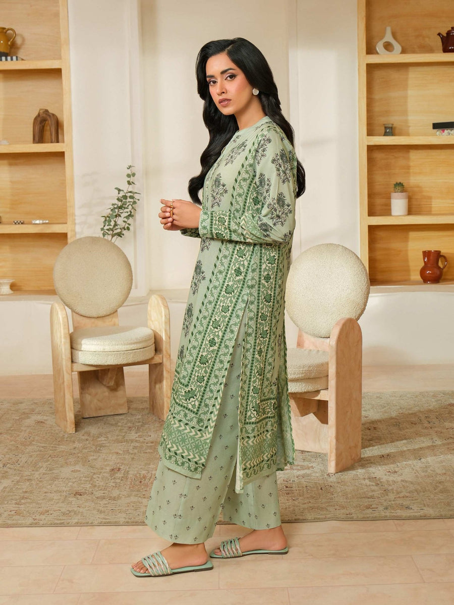 3 Piece Khaddar Suit - Printed (Unstitched) - Pehnaawaa