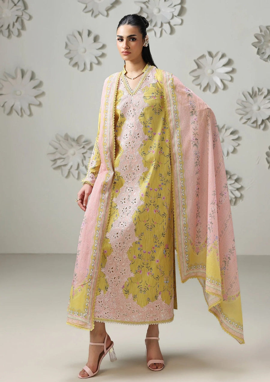 Lawn - Qalamkar - Q Prints Drop II 26 - QQP#03 B - AREEJ - Pehnaawaa