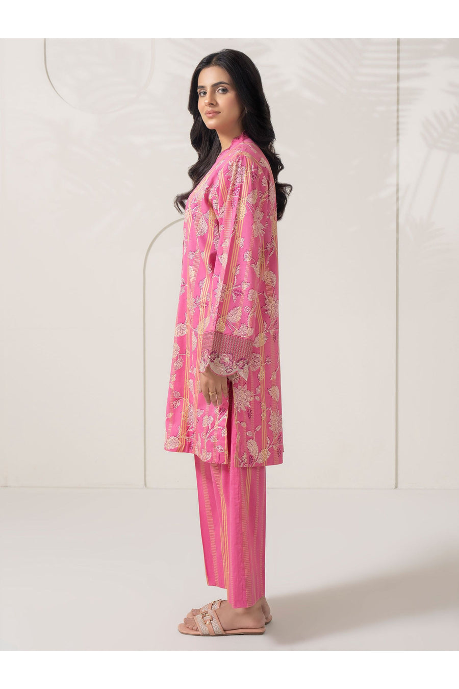 Embroidered Satin 2 Piece Suit Set for You