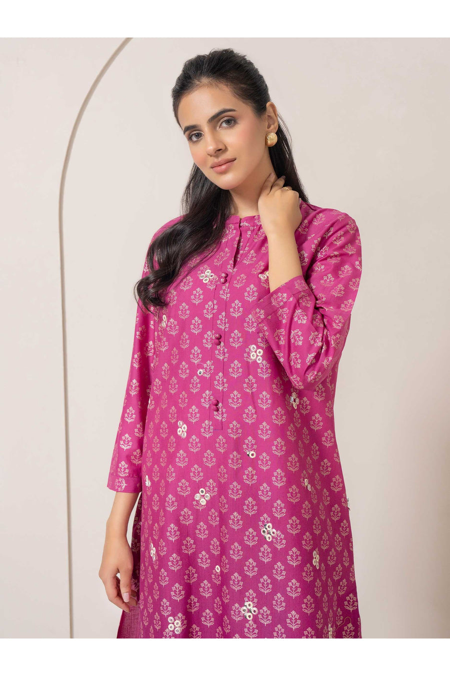 Embroidered Cambric Shirt for Everyday Style
