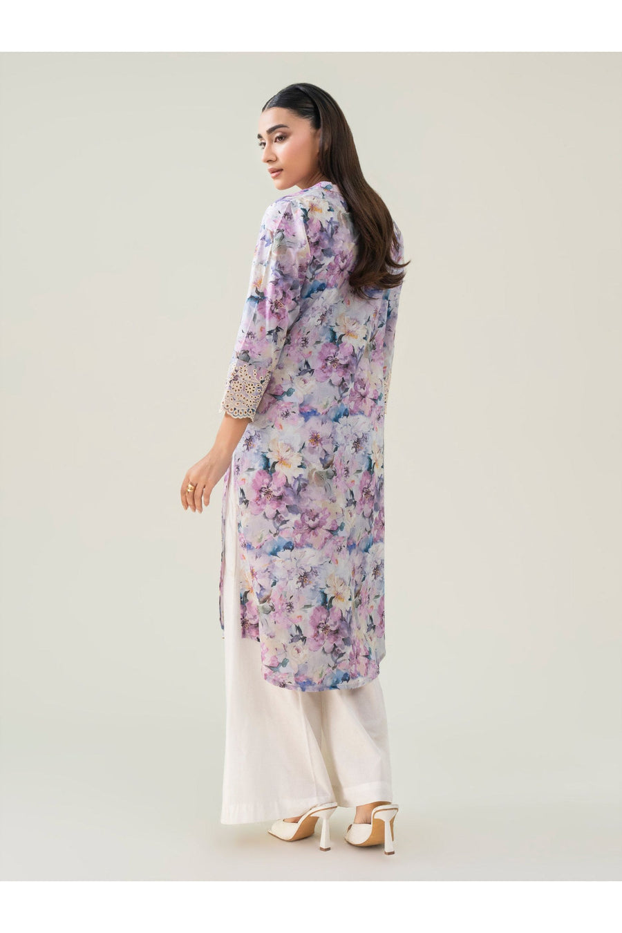 Embroidered Lawn Tunic for Effortless Style
