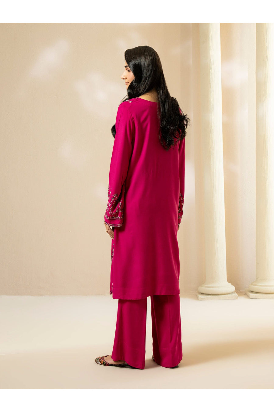Embroidered Two-Piece Marina Suit Set
