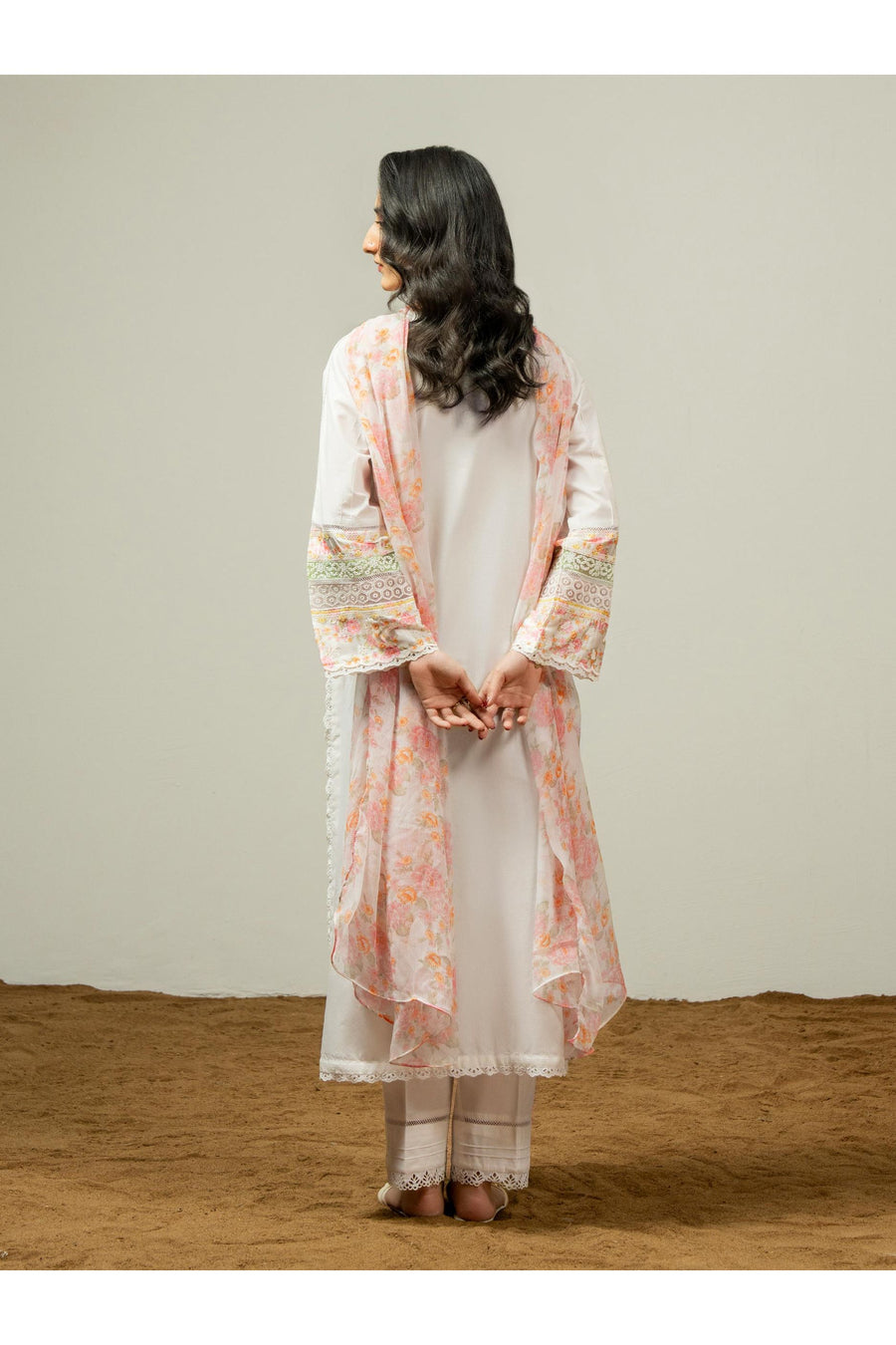 Embroidered 3-Piece Cambric Suit Set