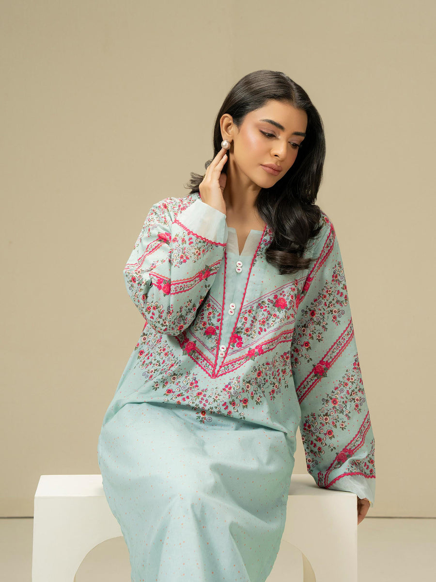 2 Piece Khaddar Suit-Printed (Pret)
