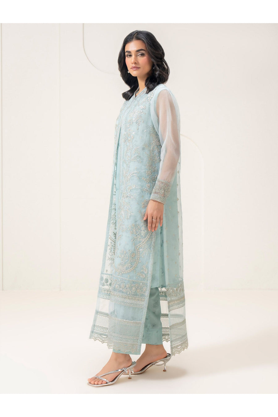 Stylish Summer Organza 2-Piece Suit Set