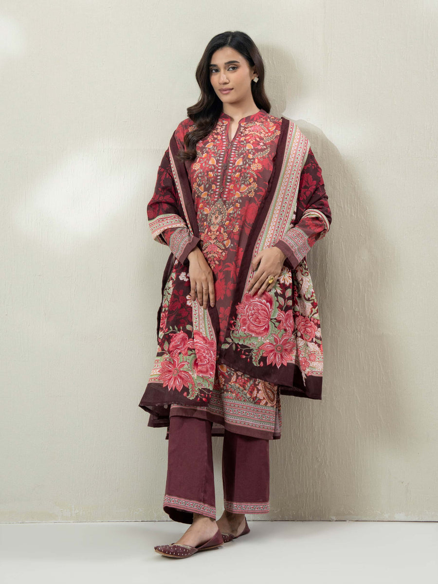 3-Piece Khaddar Suit (Pret)