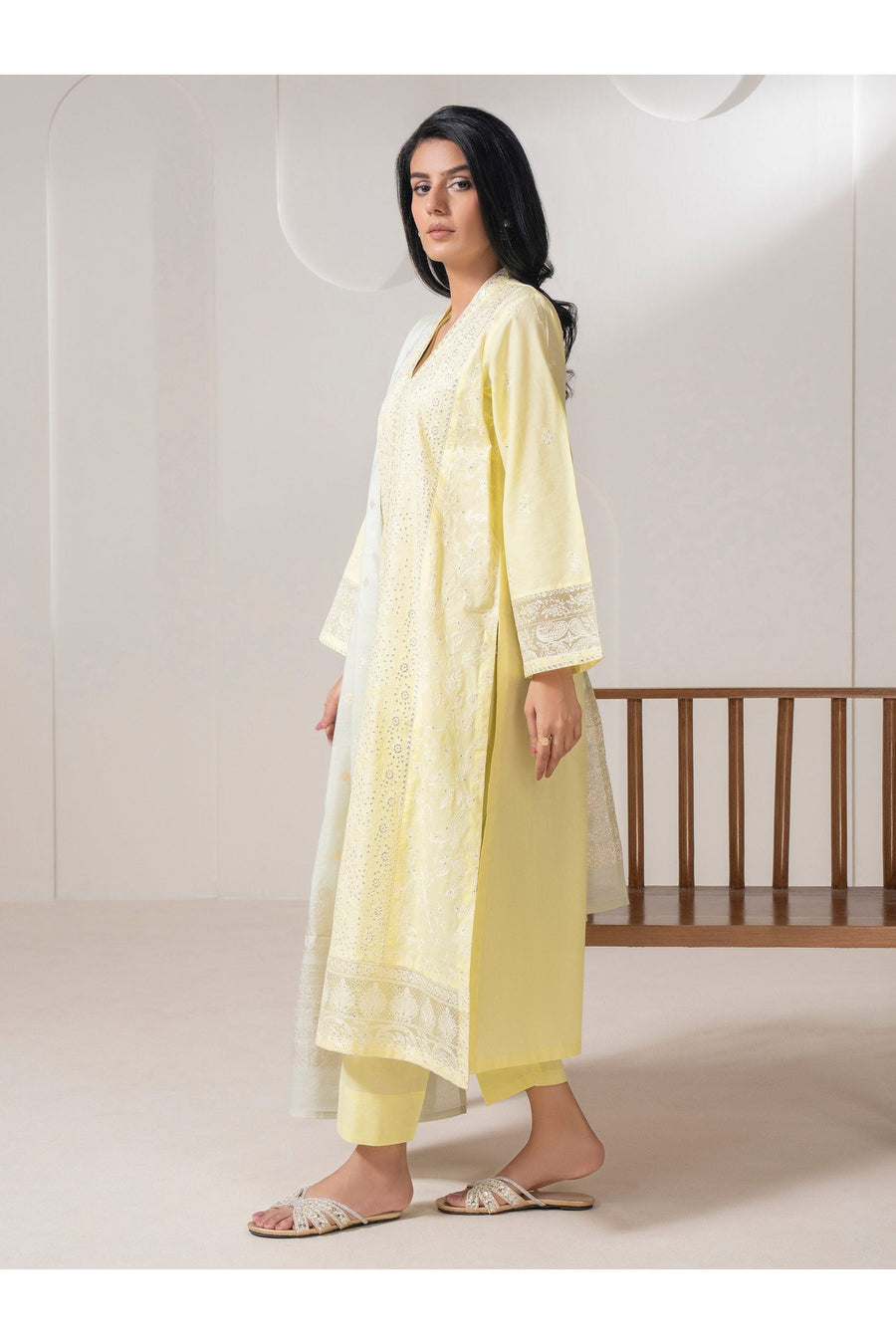 Embroidered 3 Piece Lawn Suit for Summer Fun
