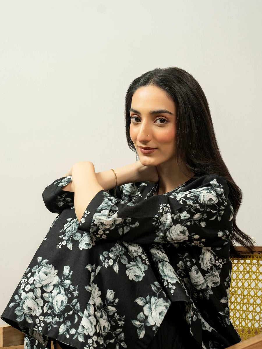 Khaddar Shirt-Printed (Pret)