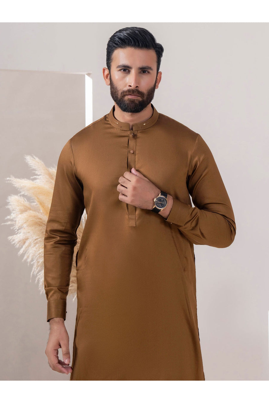 Elegant Satin Suit for Men Exuding Timeless Sophistication