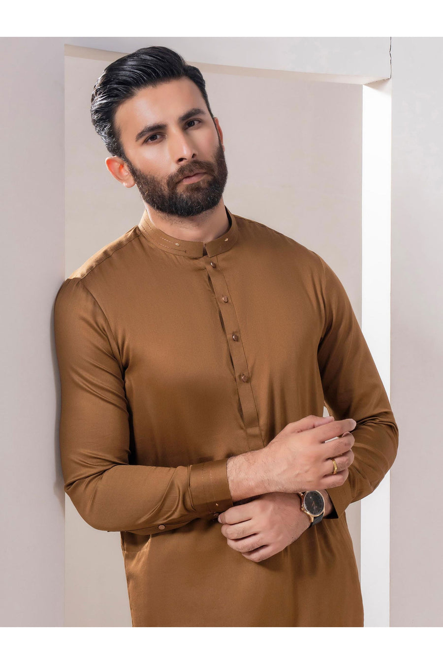 Elegant Satin Suit for Men Exuding Timeless Sophistication