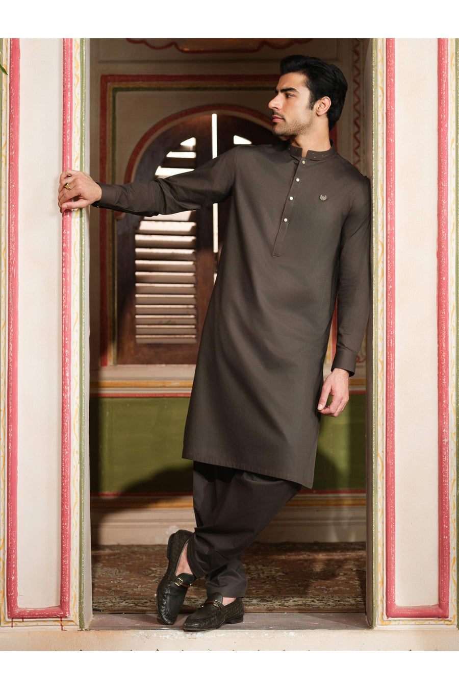 Elegant Cotton Suit For Men Exuding Classic Comfort And Style