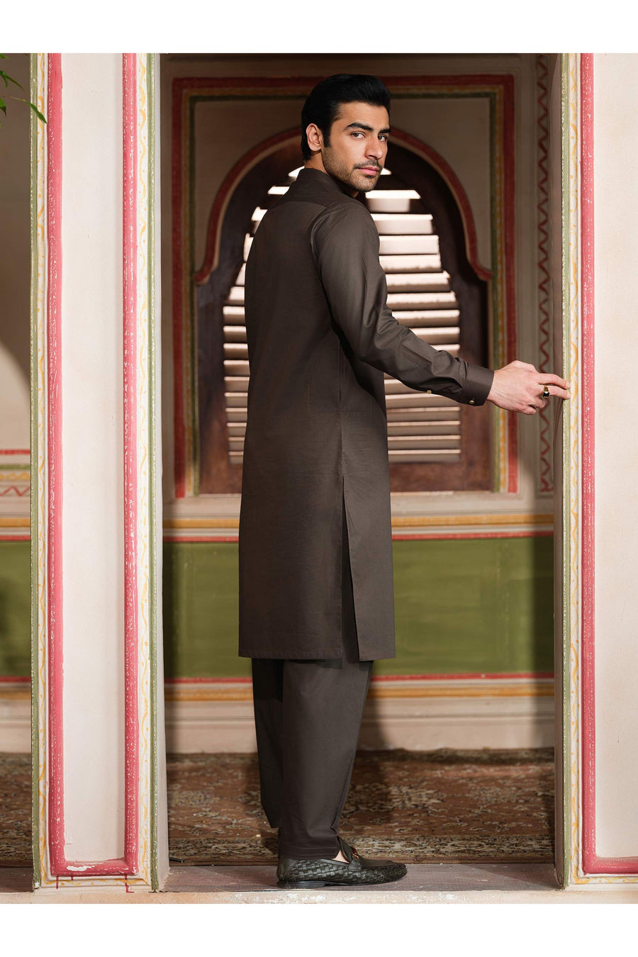 Elegant Cotton Suit For Men Exuding Classic Comfort And Style