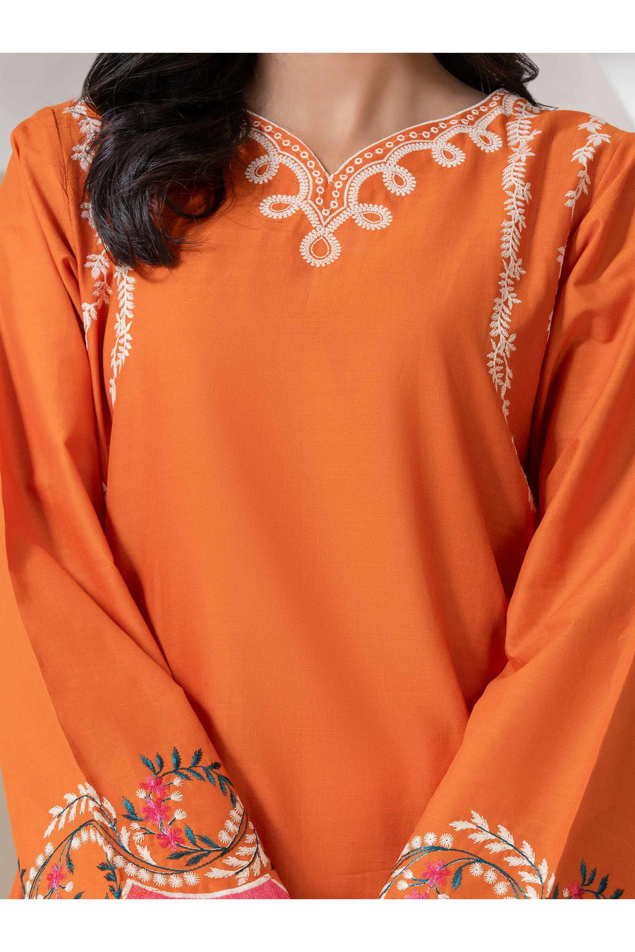 Embroidered Lawn Shirt for Effortless Style